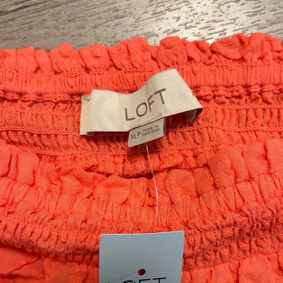 LOFT Orange Tank Top - Picture 2 of 4